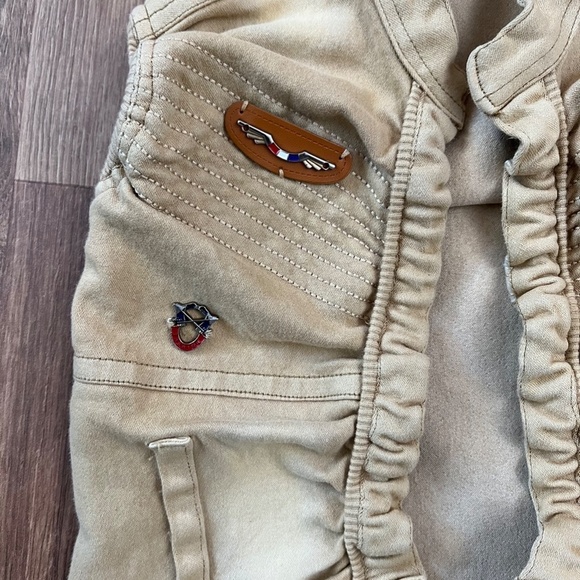 Pocket Money Maverick Pilot Vest with Metal badges Sz 4 - Picture 2 of 8